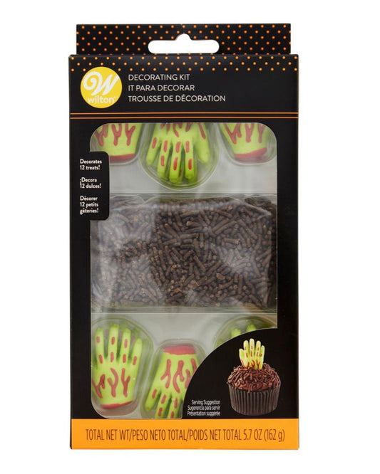 Wilton Dekorationsset Zombie Hand 12 Stk