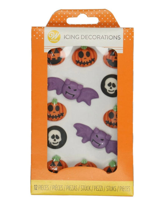 Wilton Royal Icing Dekorationen Halloween 12 Stk