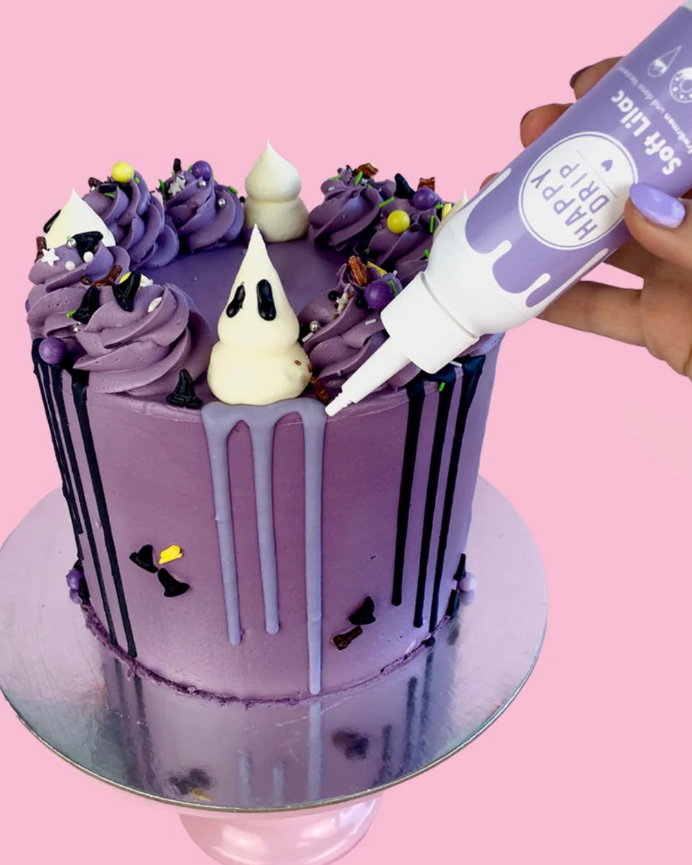 Happy Sprinkles Drip Soft Lilac