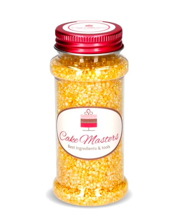 Cake-Masters Glimmer Zucker gelb 100 g