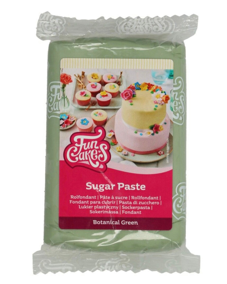 Funcakes Fondant Botanical Green 250 g